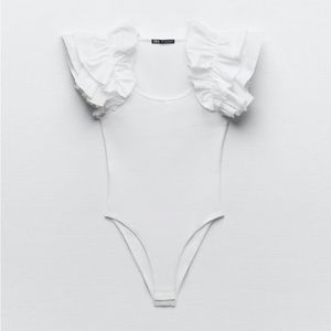 Zara Ruffled Bodysuit